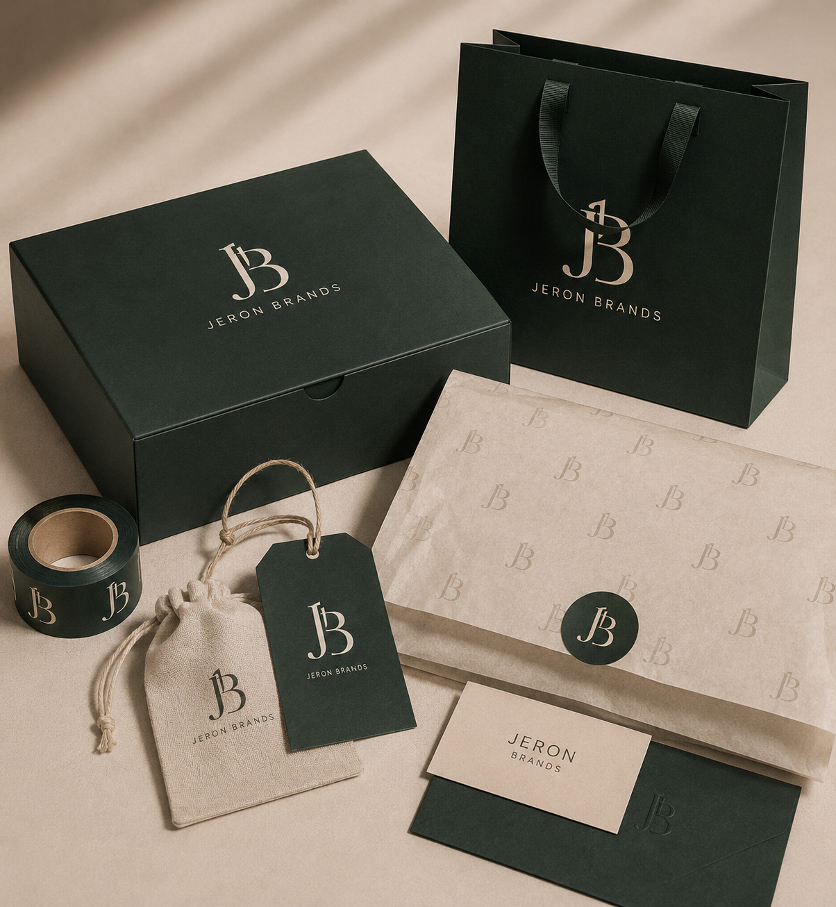 Boho footwear packaging design
